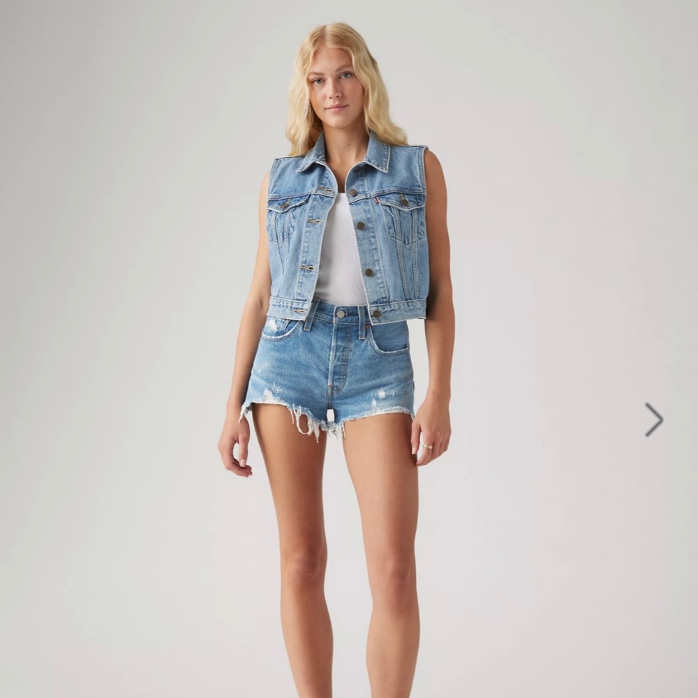 Levi’s 501® ORIGINAL FIT HIGH RISE WOMEN'S SHORTS Size 24